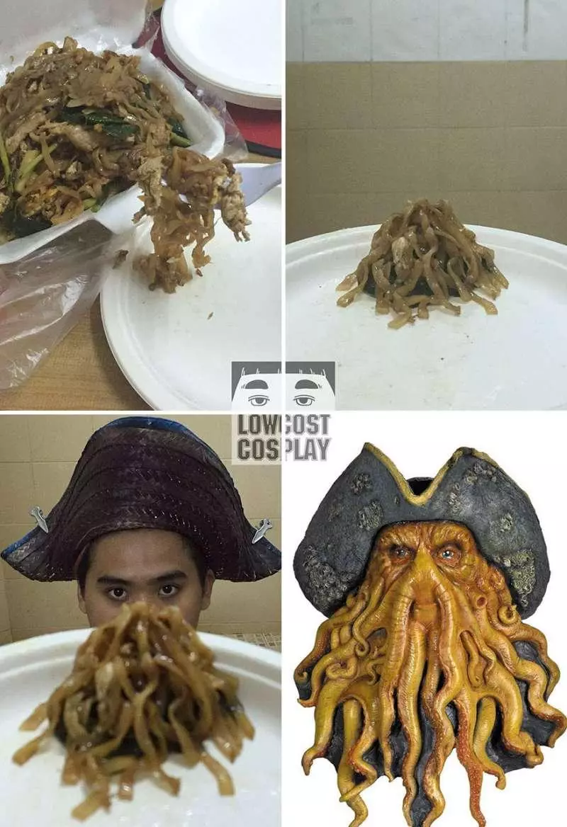 30個低成本Cosplay之神用最常見的物品來模仿的新作品