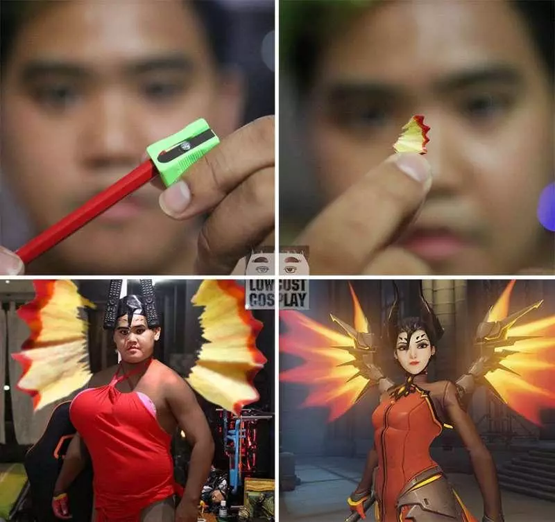 30個低成本Cosplay之神用最常見的物品來模仿的新作品
