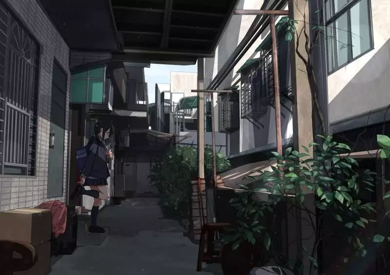 專業繪手把「照片變二次元風景」 超夢幻街道驚現「漫畫少女」網:真的是台灣嗎?