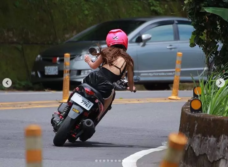 公路上的超大亮點!北宜真理褲妹「大G車頭燈」過彎甩出…比頭還大:難怪老司機都捨不得超車