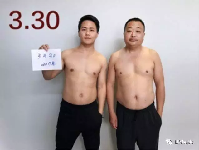 「當肉圓父子變成天菜父子」蛻變過程完整大公開:有六塊腹肌帥慘了