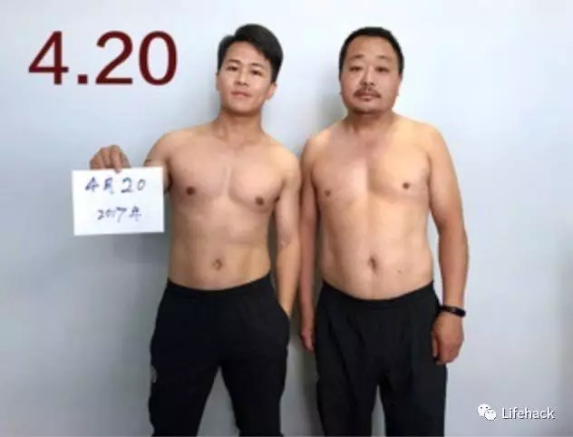 「當肉圓父子變成天菜父子」蛻變過程完整大公開:有六塊腹肌帥慘了