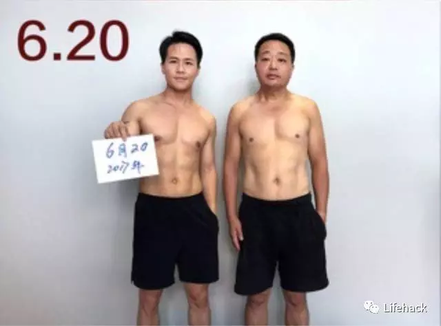 「當肉圓父子變成天菜父子」蛻變過程完整大公開:有六塊腹肌帥慘了