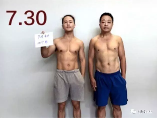 「當肉圓父子變成天菜父子」蛻變過程完整大公開:有六塊腹肌帥慘了