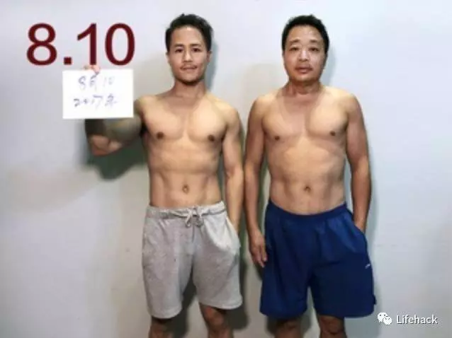 「當肉圓父子變成天菜父子」蛻變過程完整大公開:有六塊腹肌帥慘了