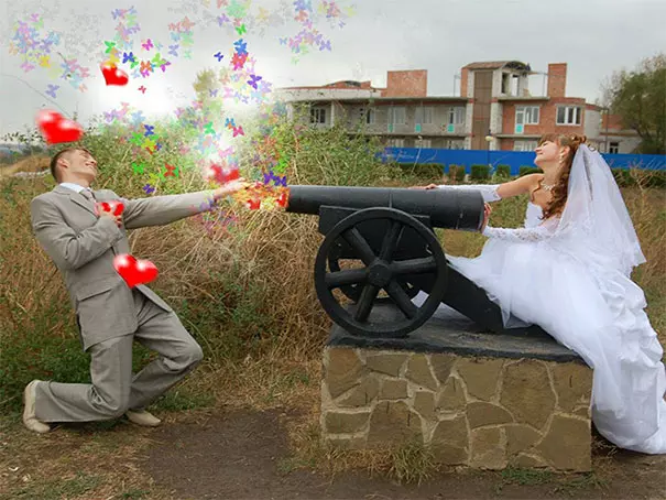 俄羅斯人的幽默好難懂… 30張「非主流過頭」的結婚照