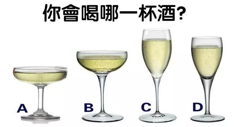 心理測試:4杯酒你會喝哪一杯?測出你40歲後的財富指數有多高