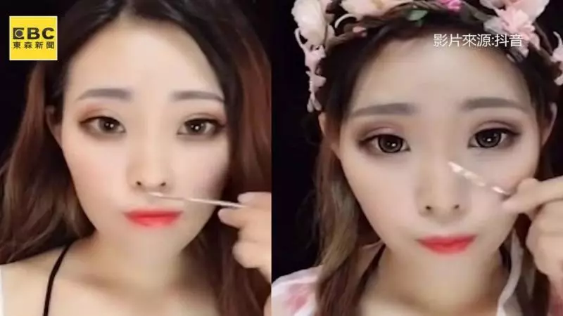 抖音同款?!一小時變超仙 網友崩潰:我的眼睛業障重