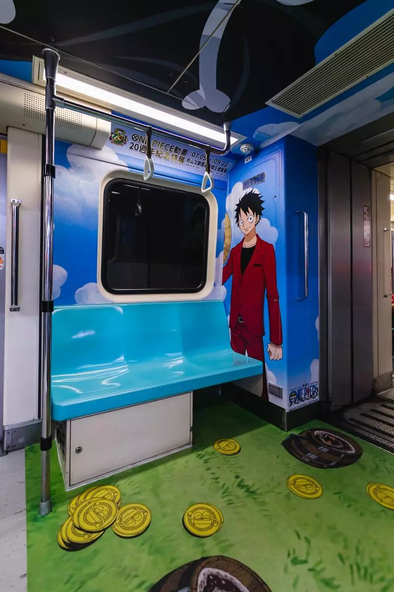 全台唯一!20週年特展推期間限定「航海王列車」 喬巴就在旁邊陪著你