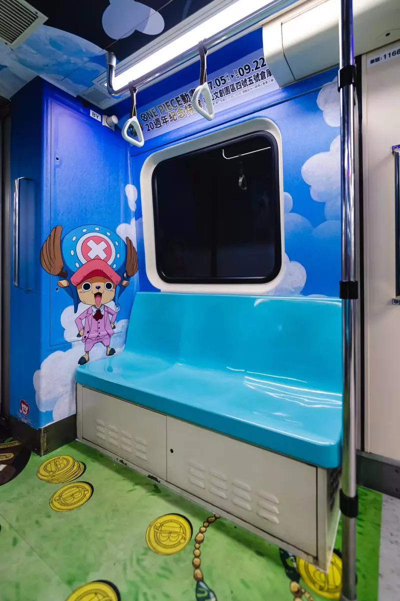 全台唯一!20週年特展推期間限定「航海王列車」 喬巴就在旁邊陪著你
