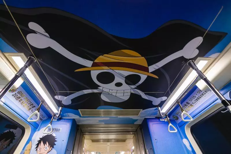 全台唯一!20週年特展推期間限定「航海王列車」 喬巴就在旁邊陪著你