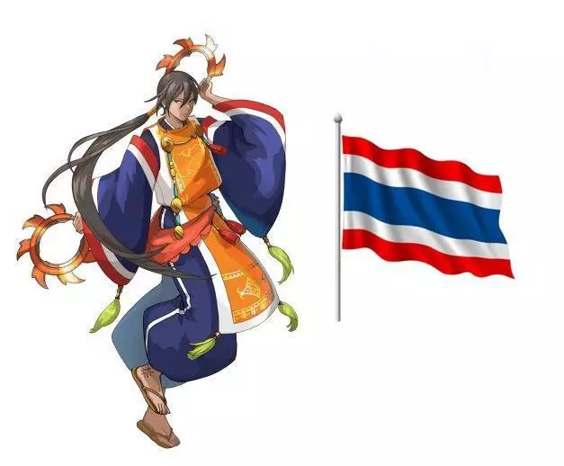 日本將「東京奧運會」各國國旗擬人化,英國攻氣十足,中國最帥!