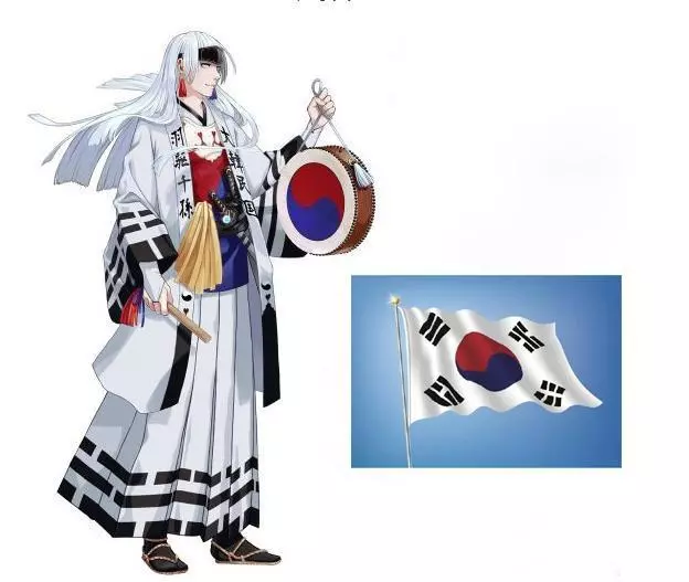 日本將「東京奧運會」各國國旗擬人化,英國攻氣十足,中國最帥!
