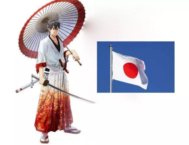 日本將「東京奧運會」各國國旗擬人化,英國攻氣十足,中國最帥!