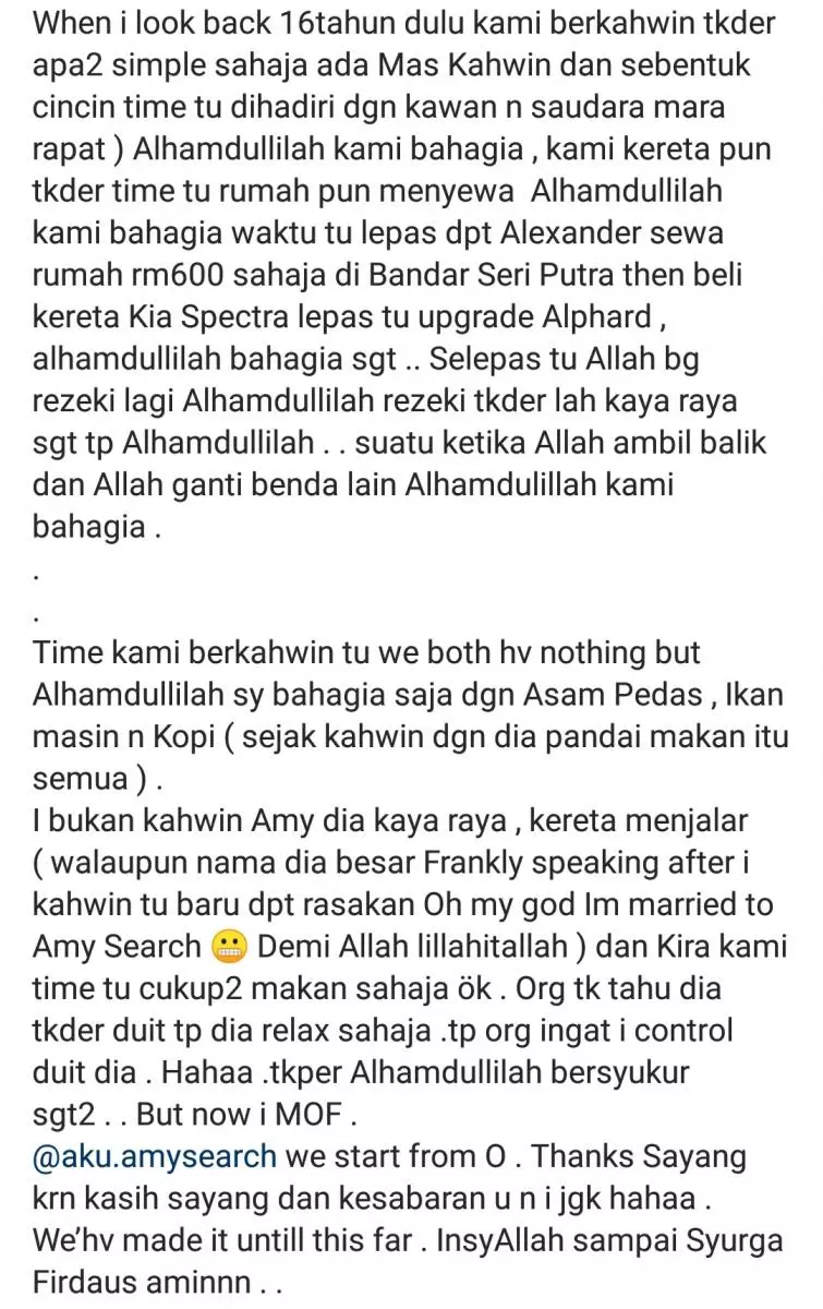 Dari Pramugari Sampai Ratu Cantik, Inilah 3 Bekas Isteri Amy