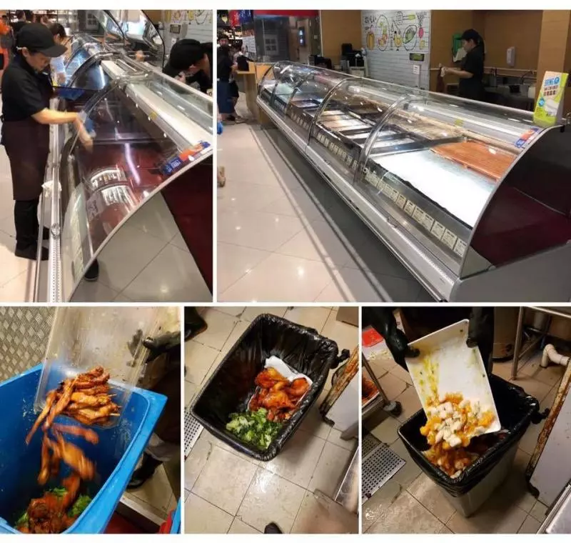大埔一田超市熟食櫃內驚現生猛老鼠 一田百貨:已即時清理所有食物