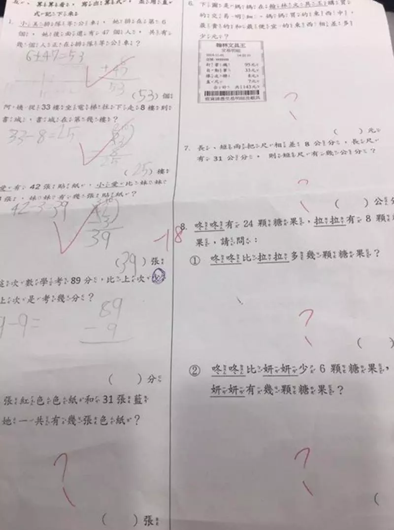 天兵兒答數學題「竟畫32隻小鳥」 下場好慘…媽傻眼:能怪誰啊