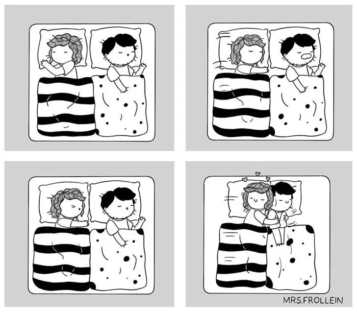 遇到真的可以嫁了~ 15張「天天讓人動心」的最完美愛情插畫