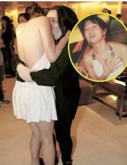 喝醉酒時的女星照片,章子怡伸頭對瓶喝酒,林志玲被「揩油」!
