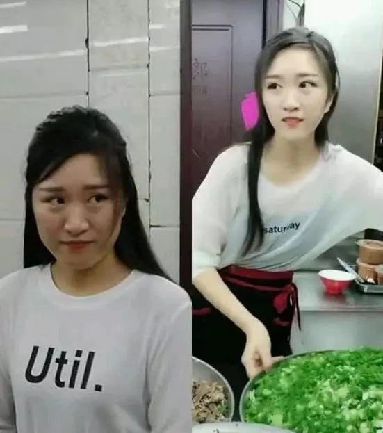 網紅「牛肉麵西施」被揭穿,看到真實面容後網友:吃不下去了!