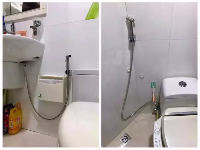 很多泰國酒店衛生間都有一個軟管噴頭,妹子知道其作用後羞紅了臉!