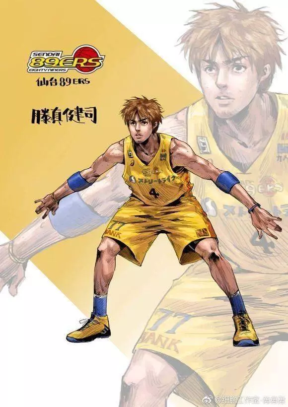 畫家創作《灌籃高手》「10年後的樣子」:流川楓代表國家隊出征,還有兩人進NBA (17P)