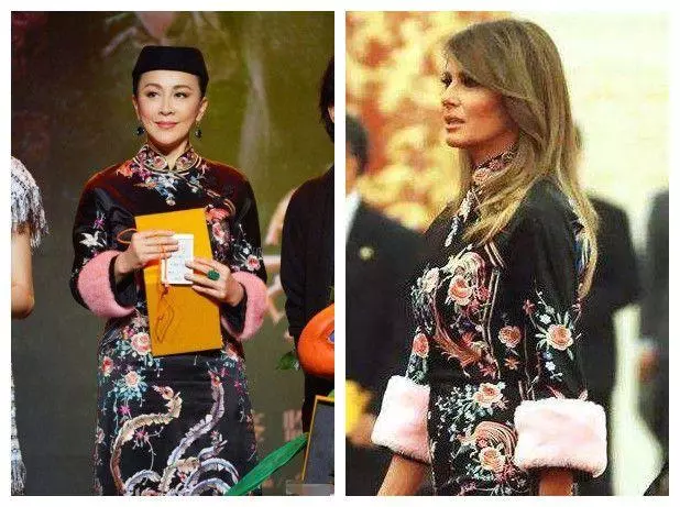 看到劉嘉玲撞衫「美國第一夫人」,才知韻味美和野性美的差距有多大!