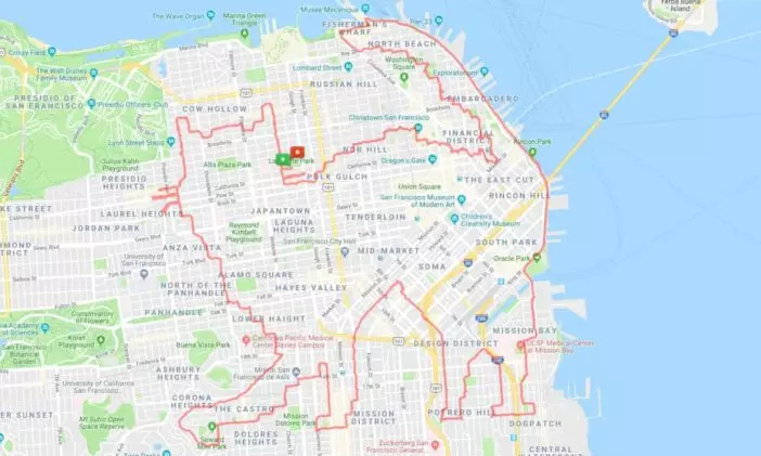 神人邊跑步「偷在城市畫畫」用上帝視角才看的到 他透露關鍵:跑遠一點