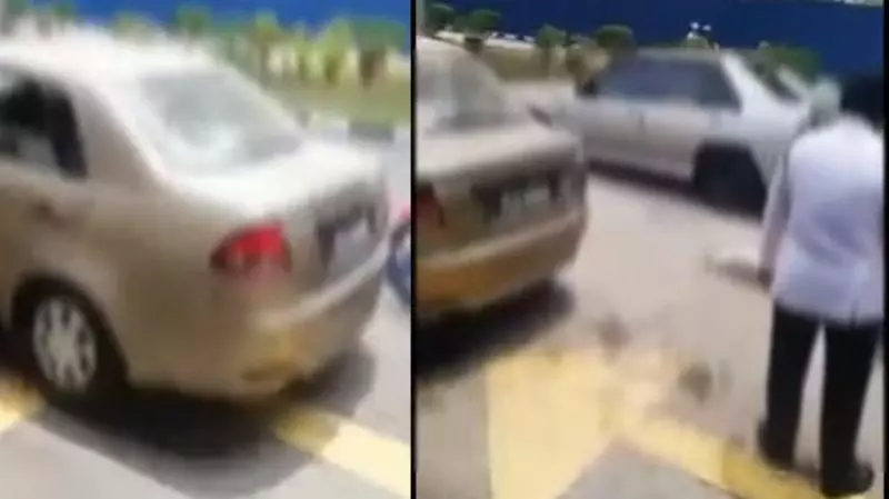 【全程曝光】就為了這件小事不爽,惡霸竟然倒車撞人