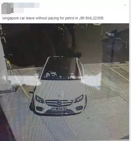 新加坡車添霸車油 害油站員工扣薪RM200