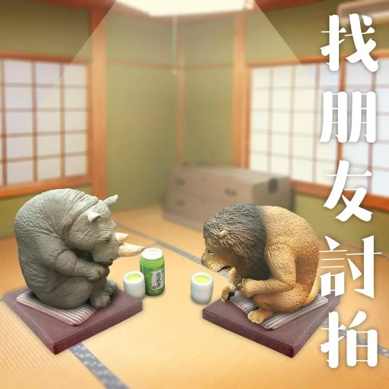 新扭蛋「不勇敢系列」動物表情好想幫拍拍 網心疼:通通跟我回家吧