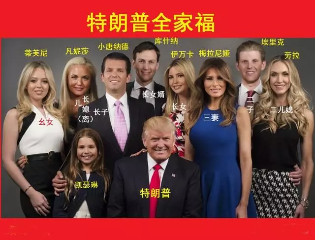 特朗普結了三次婚,前妻們相處融洽原因曝光!五個同父異母的孩子和睦相處且個個優秀