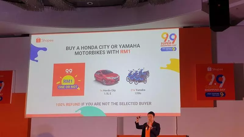 News I Shopee 9.9 超級購物日,RM1 就可以購買一輛Honda City ! 同時還有更多好康等你來買
