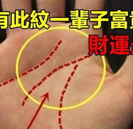 可遇而不可求的手相!一輩子富貴壽全,財運最佳 !