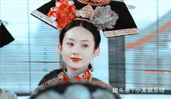 當趙麗穎穿上「甄嬛裝」,本以為氣場不夠,定妝照曝光後,不輸孫儷!