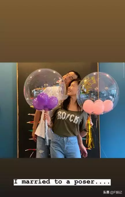 林熙蕾為大女兒慶祝8歲生日,一家四口搞怪表情合影很溫馨~~