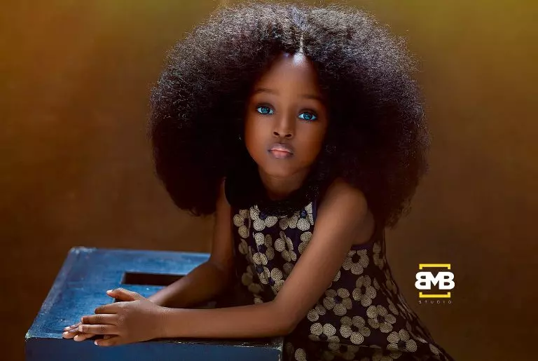 世界最美女孩! 6歲黑人女童肖像驚艷世界:凡間真的有天使