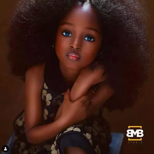 世界最美女孩! 6歲黑人女童肖像驚艷世界:凡間真的有天使