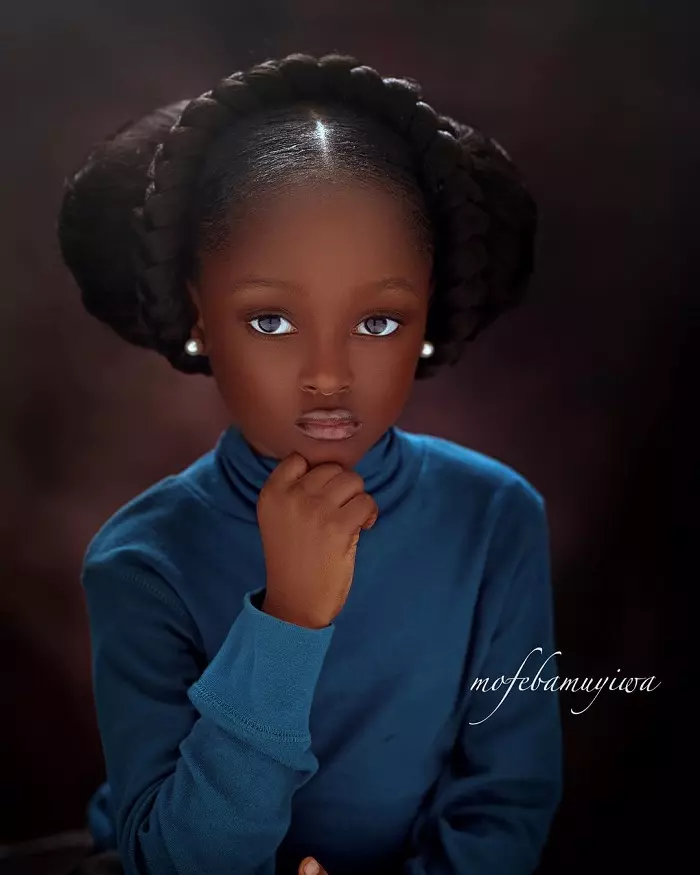 世界最美女孩! 6歲黑人女童肖像驚艷世界:凡間真的有天使