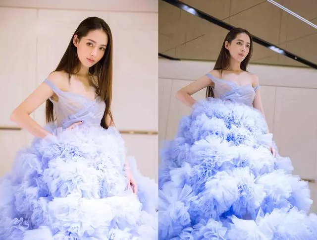 向佐賺大了!郭碧婷穿婚紗美若天仙,露香肩好身材一覽無遺!