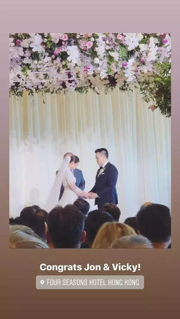 「千億媳婦」李徐子淇外甥女出嫁 李嘉欣夫婦十指緊扣賀新人