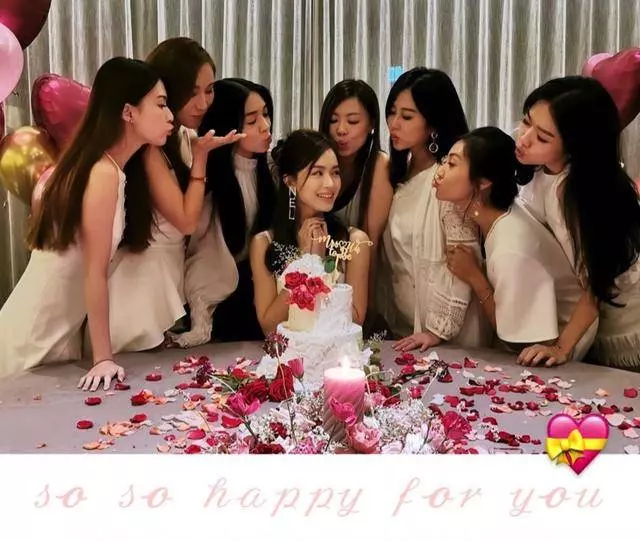 30歲文詠珊大婚在即與名媛姐妹辦婚前派對,巨型婚戒搶鏡幸福滿溢 !