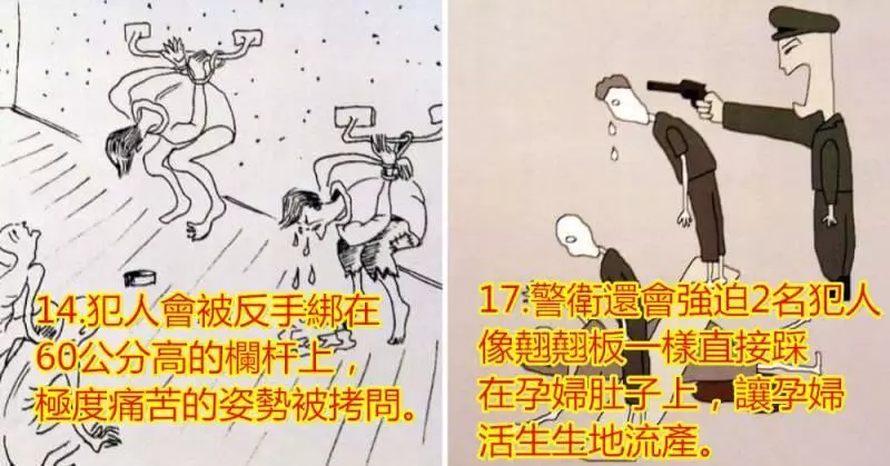 脫北者憑記憶畫出的20張「慘無人道的北韓勞改營生活」,一發布網路人神共憤