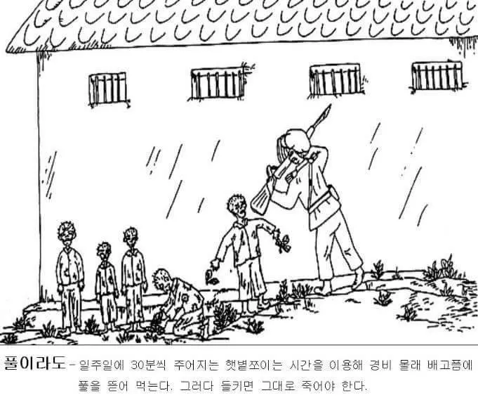 脫北者憑記憶畫出的20張「慘無人道的北韓勞改營生活」,一發布網路人神共憤