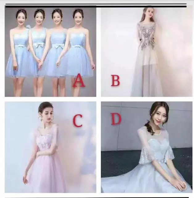 你會選哪種伴娘服參加你閨蜜的婚禮,測未來的你會怎麼樣?