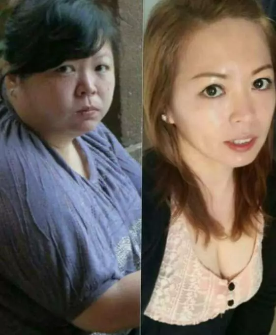 106kg大嬸被罵「胖大媽配不上帥老公」 發憤「1年狂減42kg變酒窩正妹」美到老公超驕傲❤