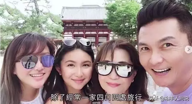 「凍齡男神」關禮傑一家四口現身,畫面很溫馨,兩個女兒顏值超高