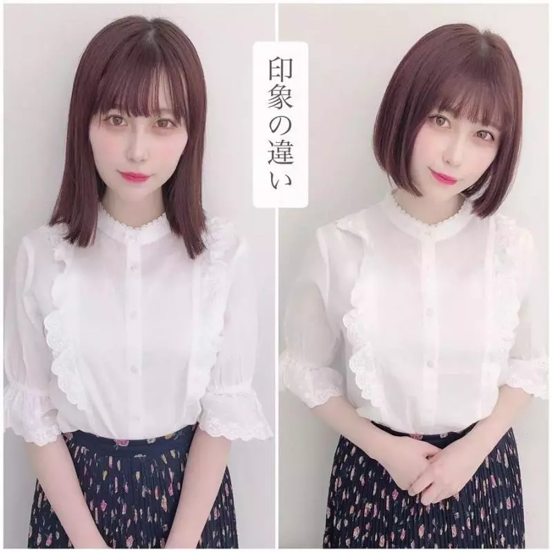 15位日本妹子剪髮前後對比,告訴你什麼叫換髮型