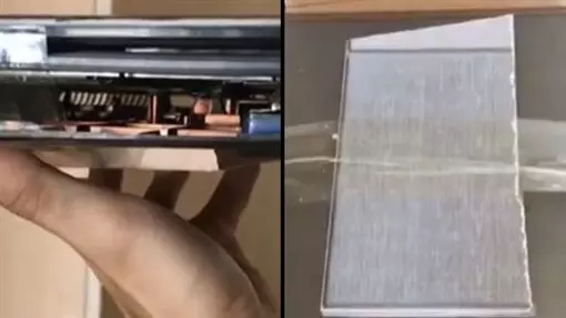 大一生網購筆電…拆開驚見3瓷磚崩潰。網路上購物真的要小心!