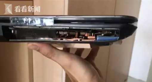 大一生網購筆電…拆開驚見3瓷磚崩潰。網路上購物真的要小心!